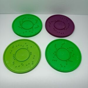 Fisher Price Play-A-Song Trumpet Replacement Lot of 4 Music Discs Vintage 1989